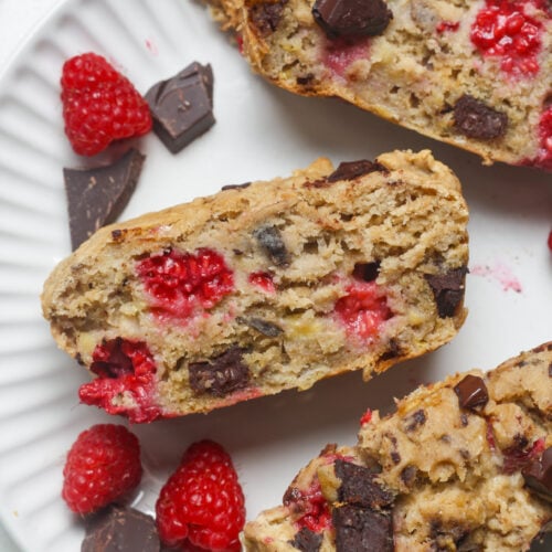 Raspberry bread.