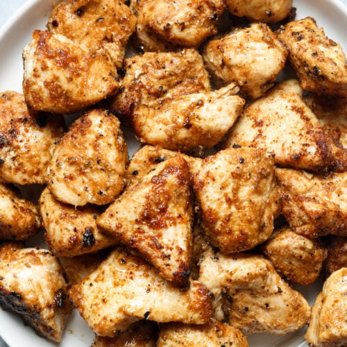 Air fryer chicken bites.