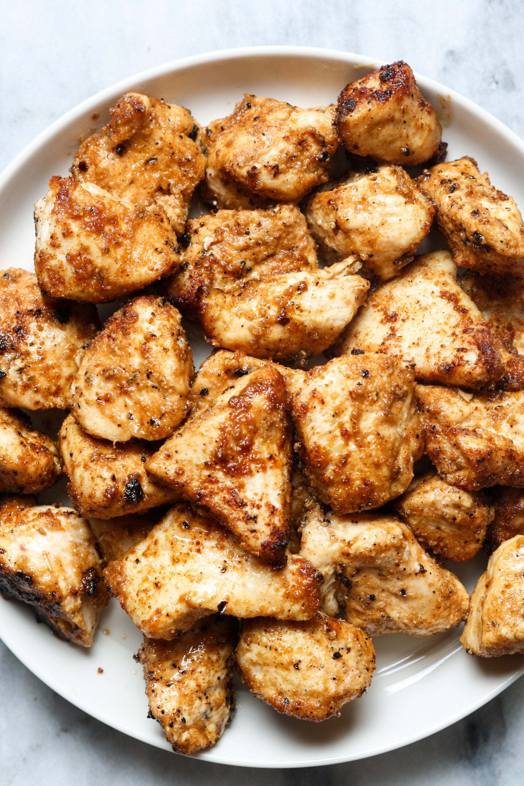 Air fryer chicken bites.