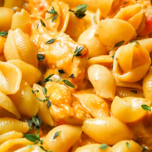 Chicken taco pasta.