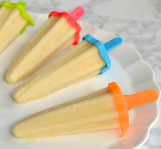 Frozen Yogurt Pops on 100 Days of #RealFood
