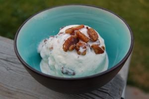 maple pecan ice cream on 100 Days of #RealFood
