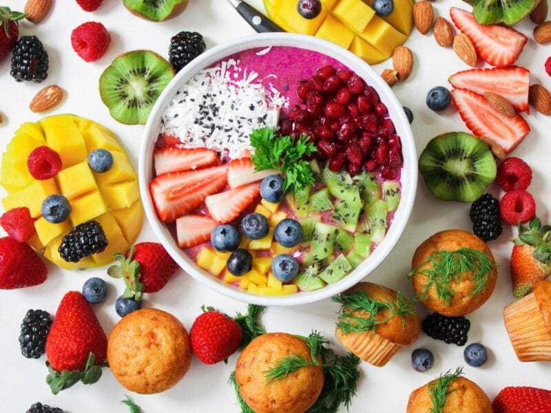 Healthy foods.