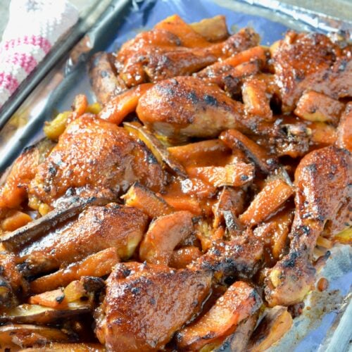 Soy Maple Glazed Chicken on 100 Days of Real Food